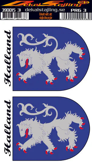 Halland 2 storlekar
